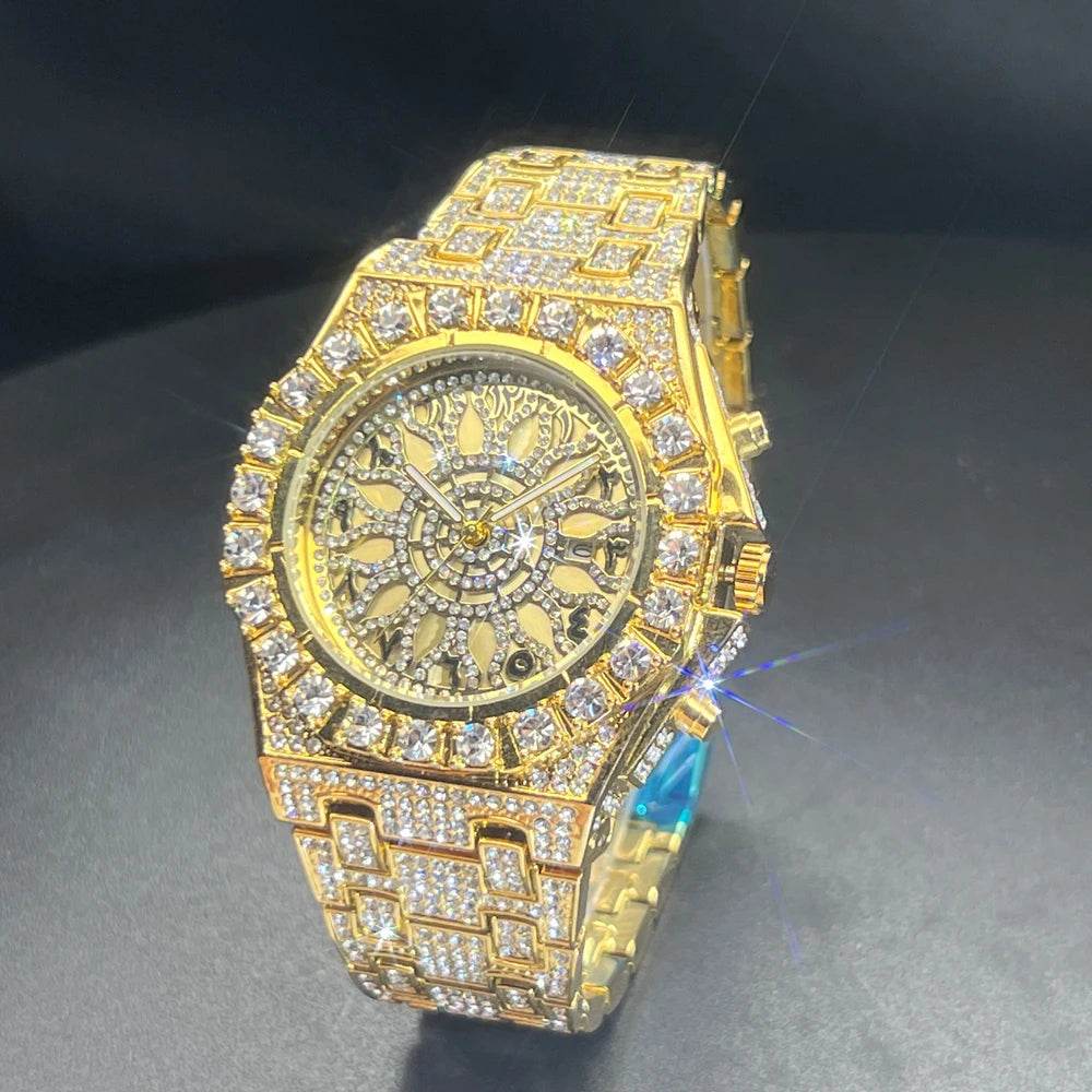 2025 New Diamond Hip Hop Watch - Lux Waches Max