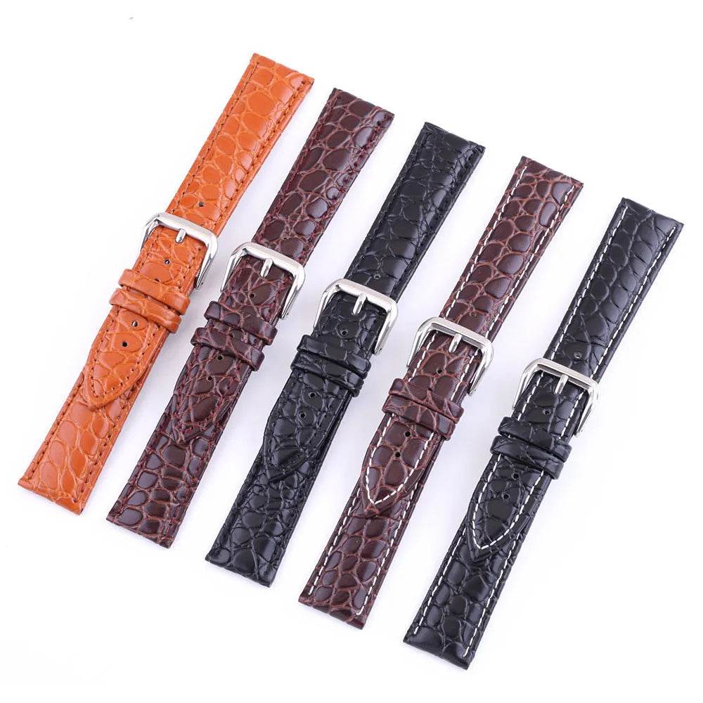 Universal Replace Genuine Leather Watch Strap Watchband For Men Women 12 13 14 15 16mm 17 18mm 19 20mm 21 22mm 24mm Watch Band