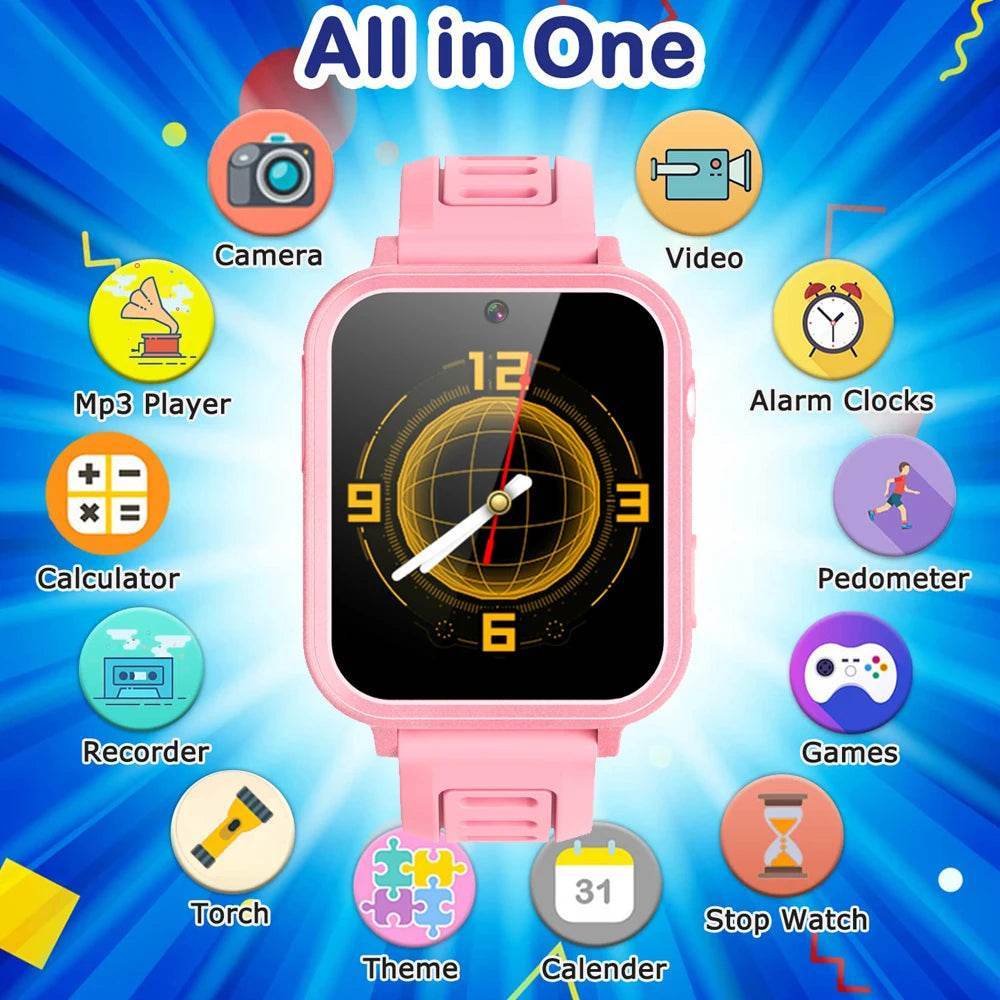 Children's Wristwatch 24 Games Kids Smart Watch Music Play Pedometer - Lux Waches Max