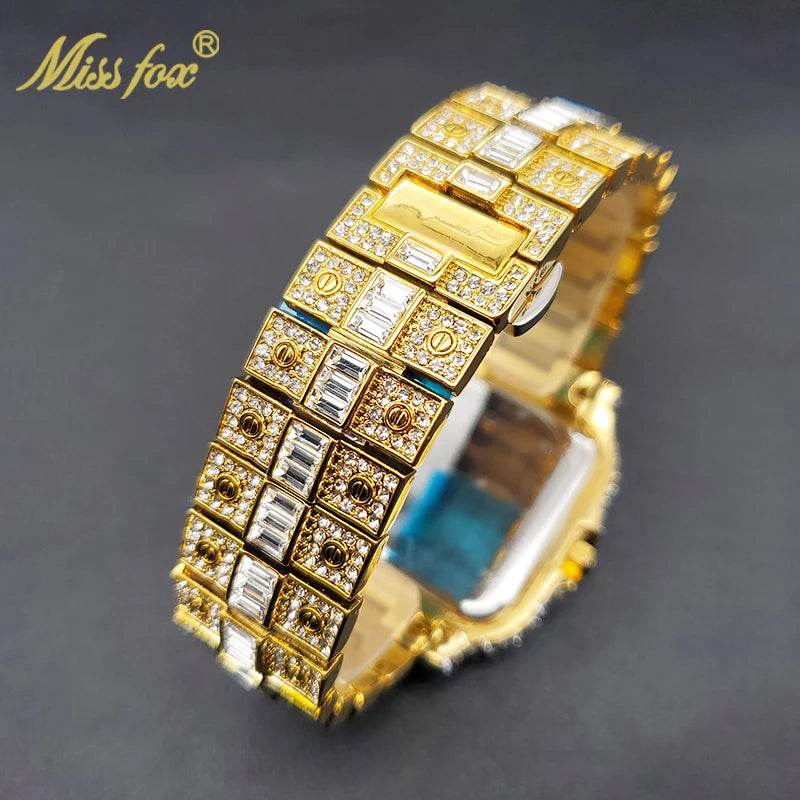 Diamond Men's Quartz Watch - Lux Waches Max