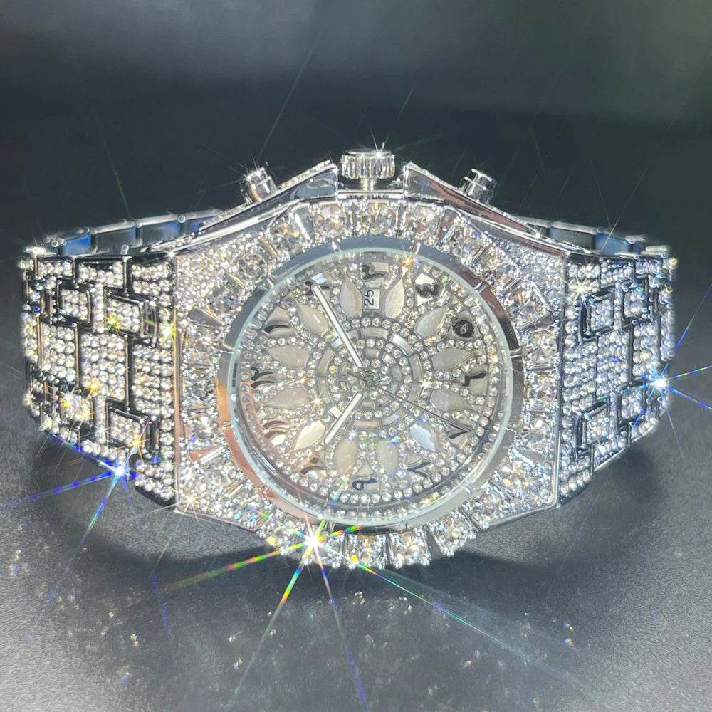 2025 New Diamond Hip Hop Watch - Lux Waches Max