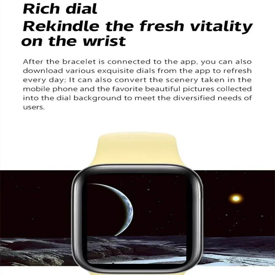 2025 New Smartwatch For Men Android IOS Phone 1.73" Screen Lux Waches Max