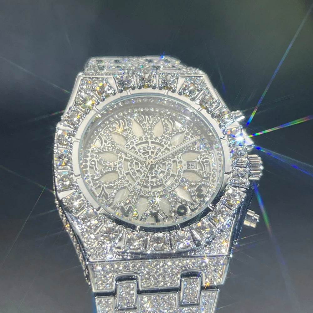 2025 New Diamond Hip Hop Watch - Lux Waches Max