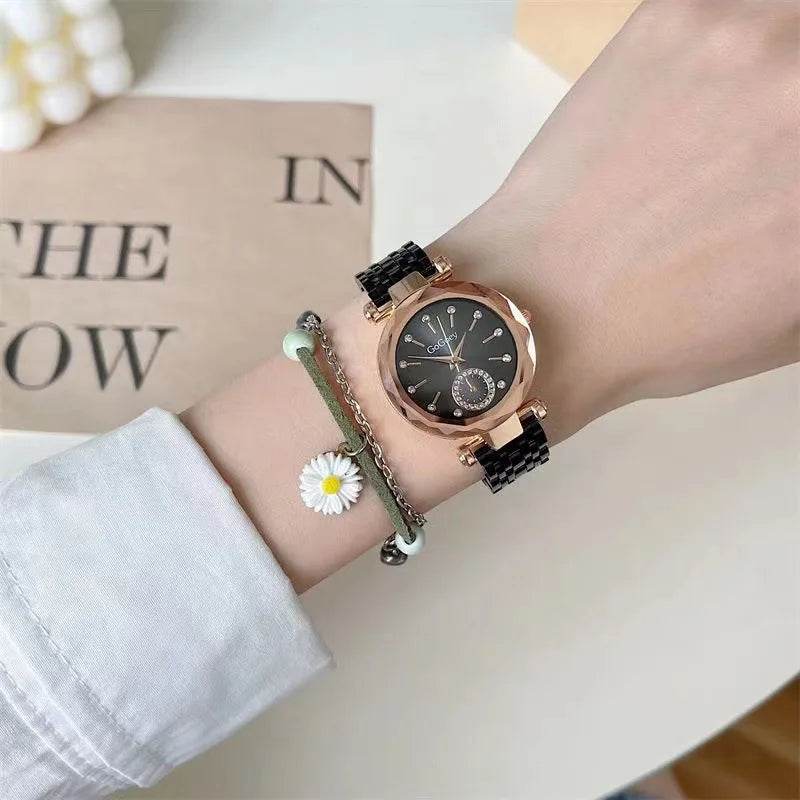 2025 New Brand Women Watches Fashion Steel Ladies Quartz Watch - Lux Waches Max