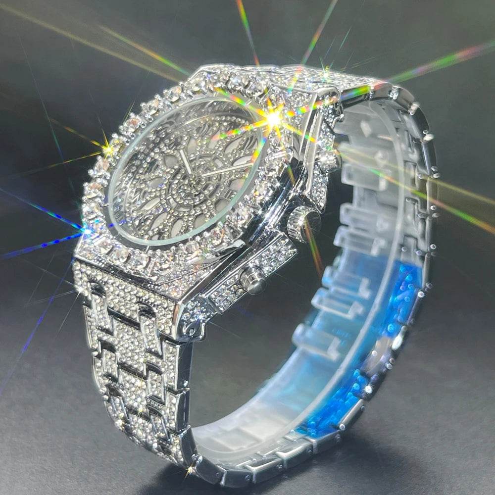 2025 New Diamond Hip Hop Watch - Lux Waches Max
