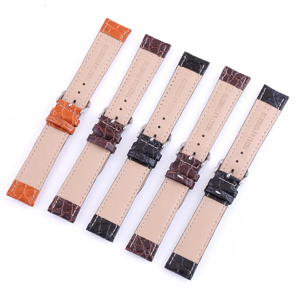 Universal Replace Genuine Leather Watch Strap Watchband For Men Women 12 13 14 15 16mm 17 18mm 19 20mm 21 22mm 24mm Watch Band
