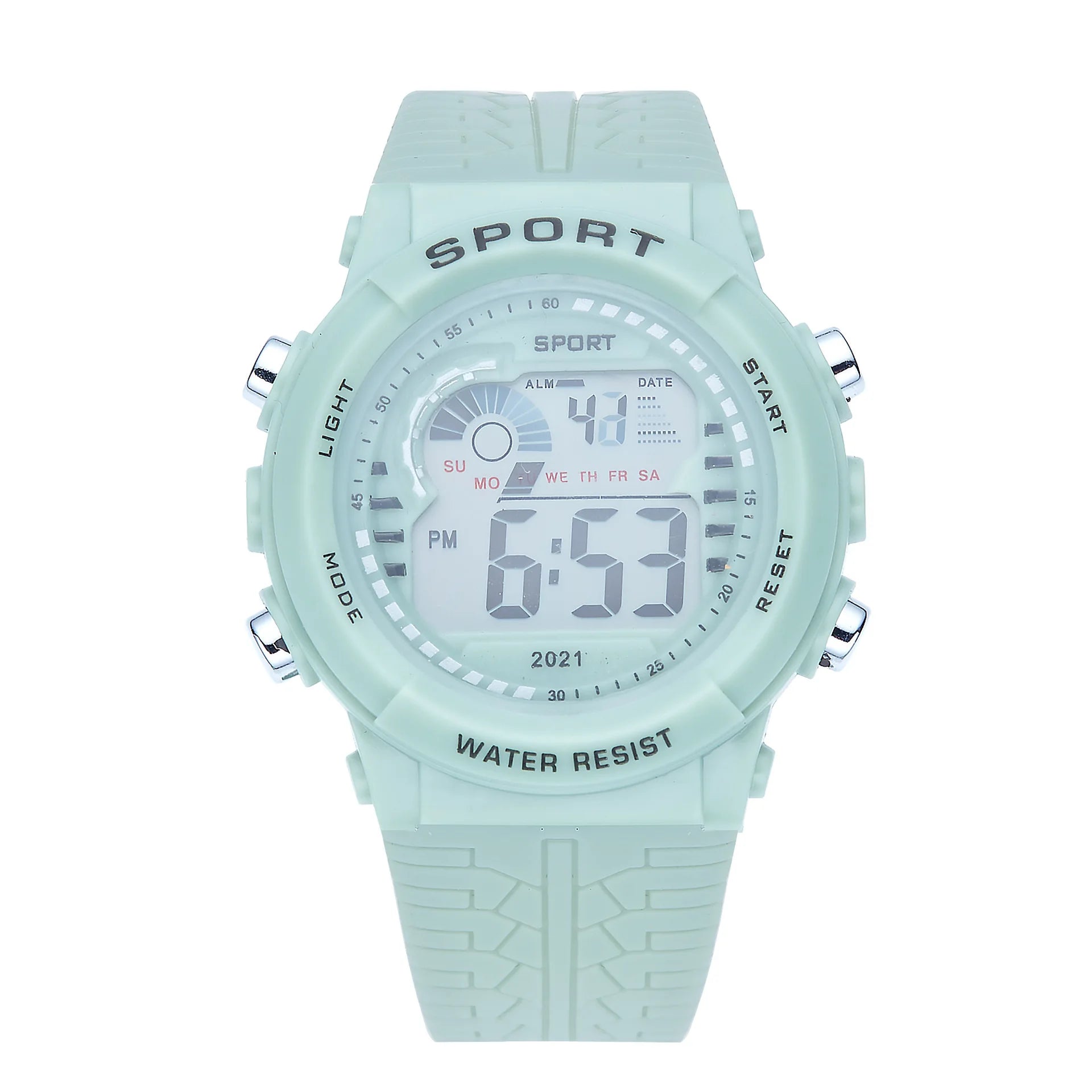 Watches Waterproof Matcha Green Student Led Watches Lux Waches Max