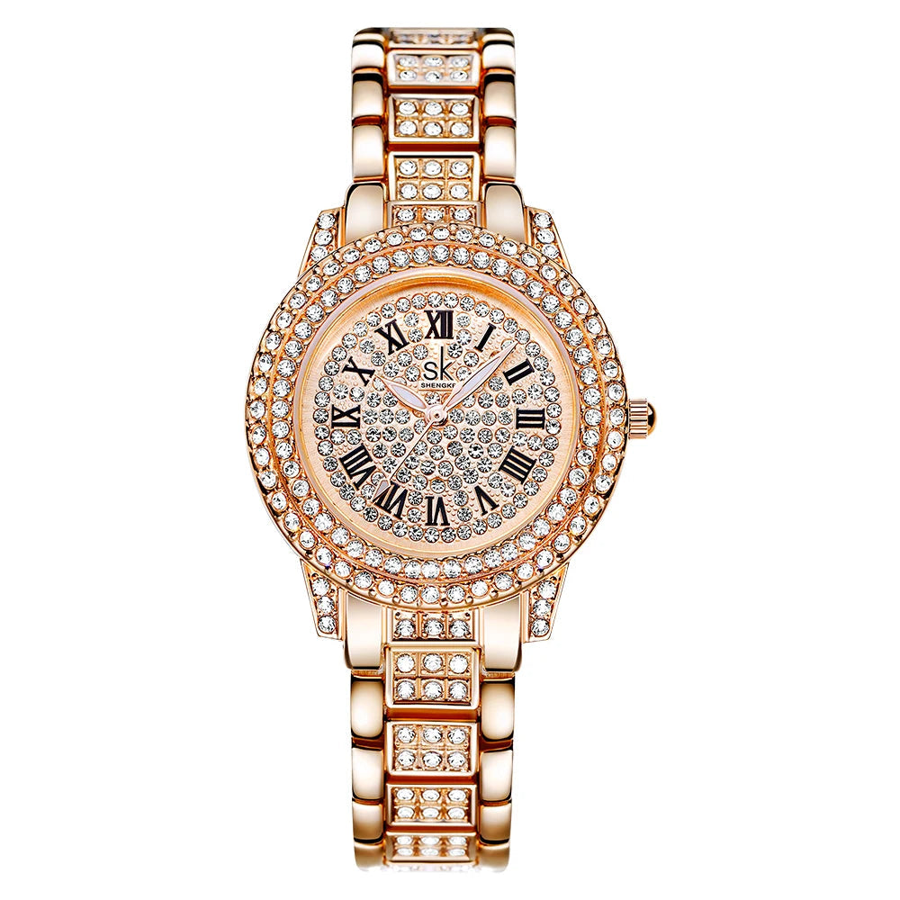 Luxury Watches Diamond Women Quartz Watch for 2024 Lux Waches Max