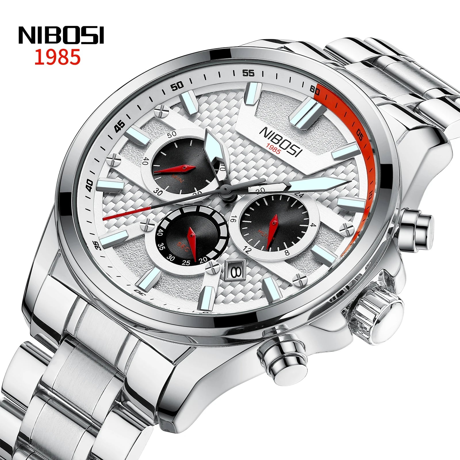 NIBOSI 2512 Fashion Gift Gold Watch Men Lux Waches Max