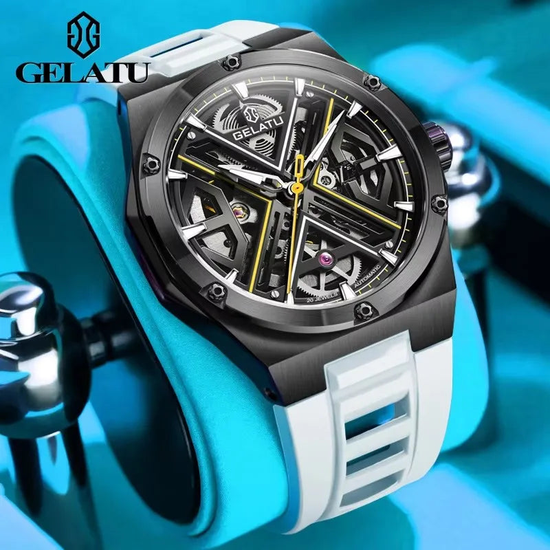 GELATU 6006 Sport Mechanical Watch for Men Lux Waches Max