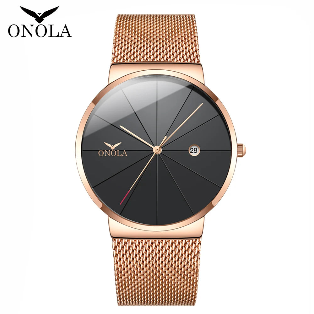 ONOLA Brand 3804 Watch for Men 2024 Luxury Quartz Watches for Men Lux Waches Max