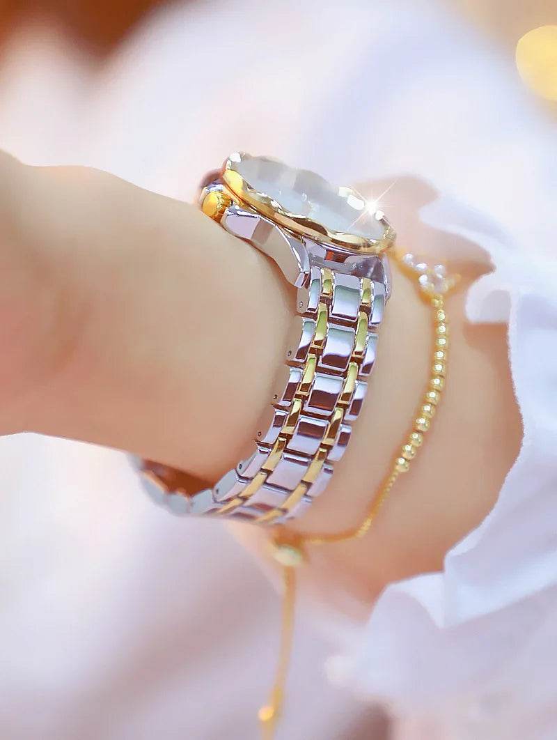 Diamond Women Watch Luxury Brand 2025 Rhinestone - Lux Waches Max