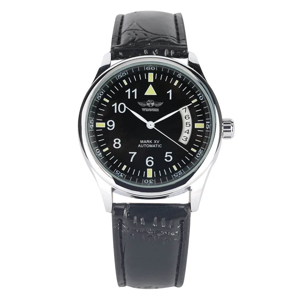 Men's Mechanical Watches Luxury Stainless Steel Case Business Watch Retro Steampunk Style Wristwatch - Lux Waches Max