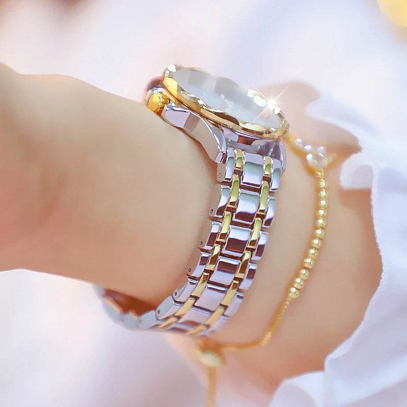 Diamond Women Watch Luxury Brand 2025 Rhinestone - Lux Waches Max