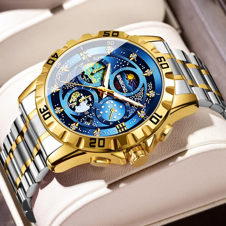 Starry Sky Quartz Luxury Watches for Man Lux Waches Max