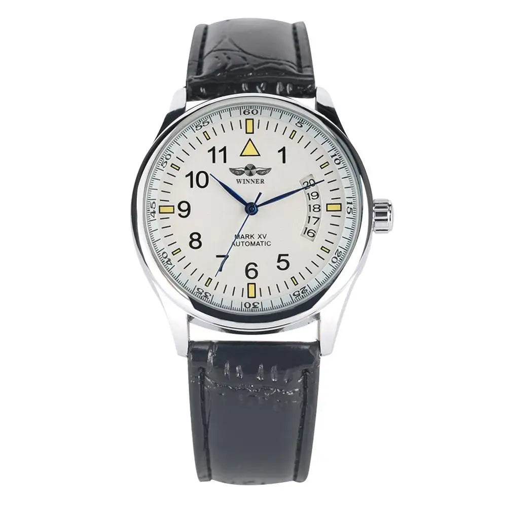 Men's Mechanical Watches Luxury Stainless Steel Case Business Watch Retro Steampunk Style Wristwatch - Lux Waches Max