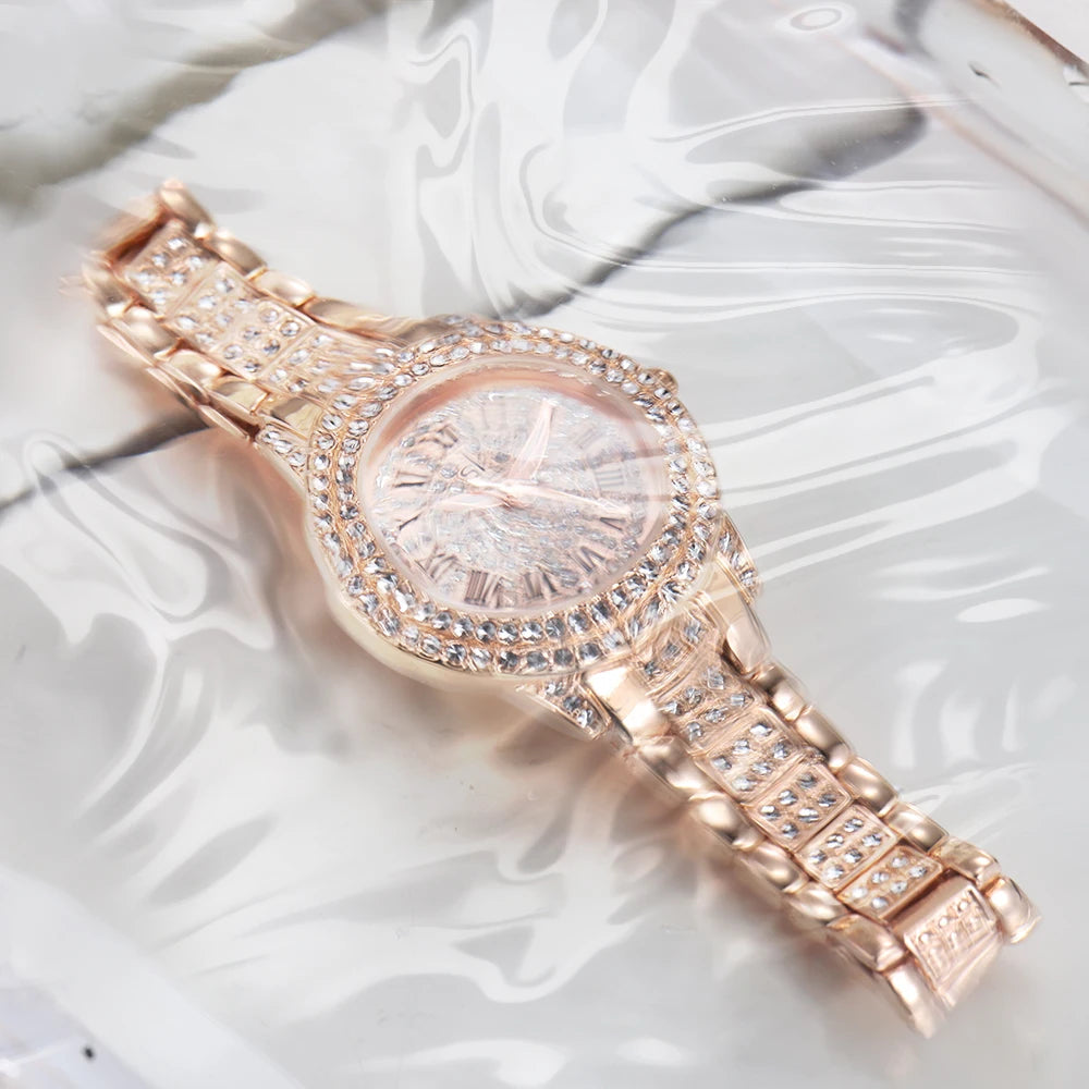 Luxury Watches Diamond Women Quartz Watch for 2024 Lux Waches Max