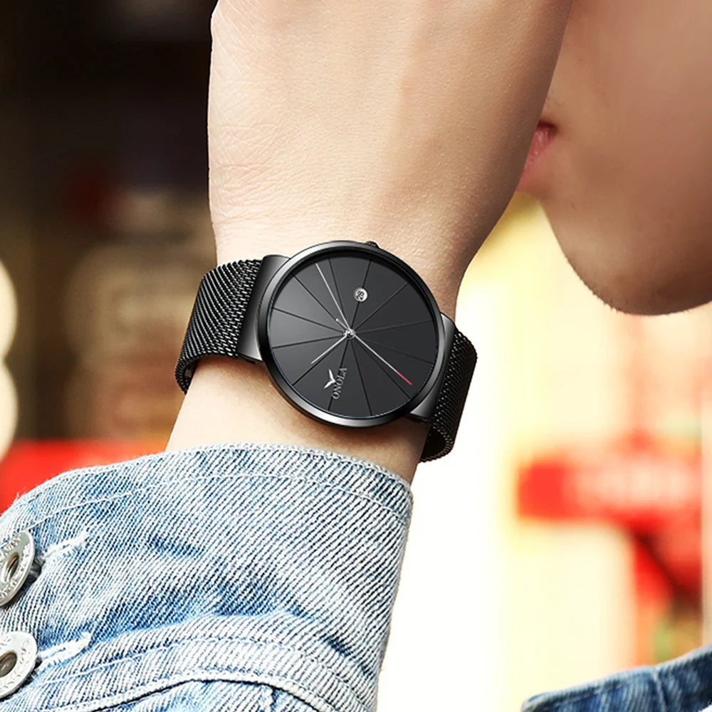 ONOLA Brand 3804 Watch for Men 2024 Luxury Quartz Watches for Men Lux Waches Max