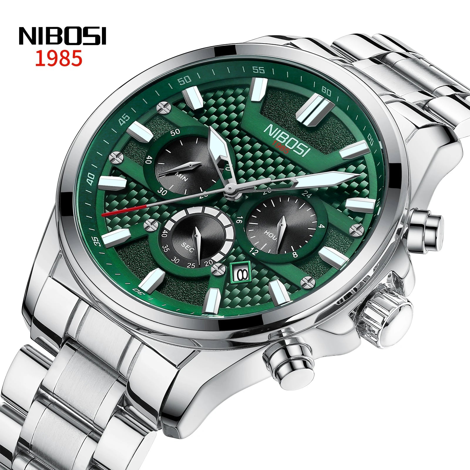 NIBOSI 2512 Fashion Gift Gold Watch Men Lux Waches Max