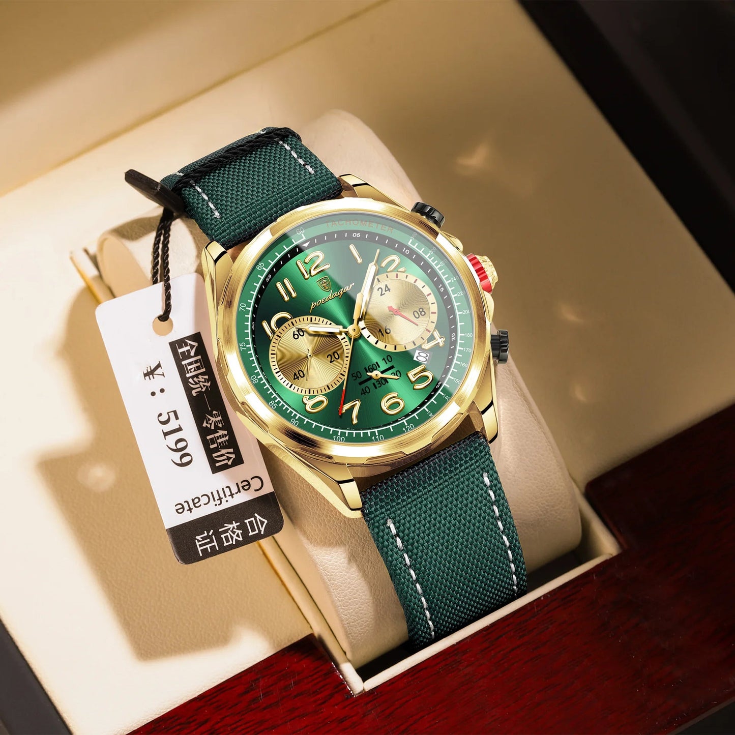 Luxury  Watches Men Sport Quartz Genuine Leather Watch 862 Lux Waches Max