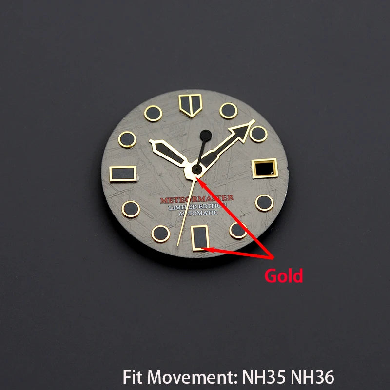 28.5mm Men's Watch Dial Fit SKX007 SKX009 6105 SRPD Tuna Monster Turtle Watch Case Watch For Japan NH35 NH36  7S26