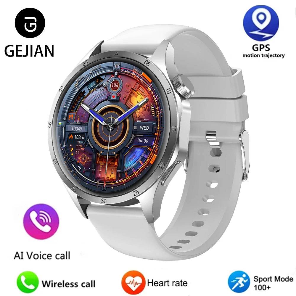 2025 Men’s Smartwatch – AMOLED, Bluetooth Call, GPS, NFC - Lux Waches Max