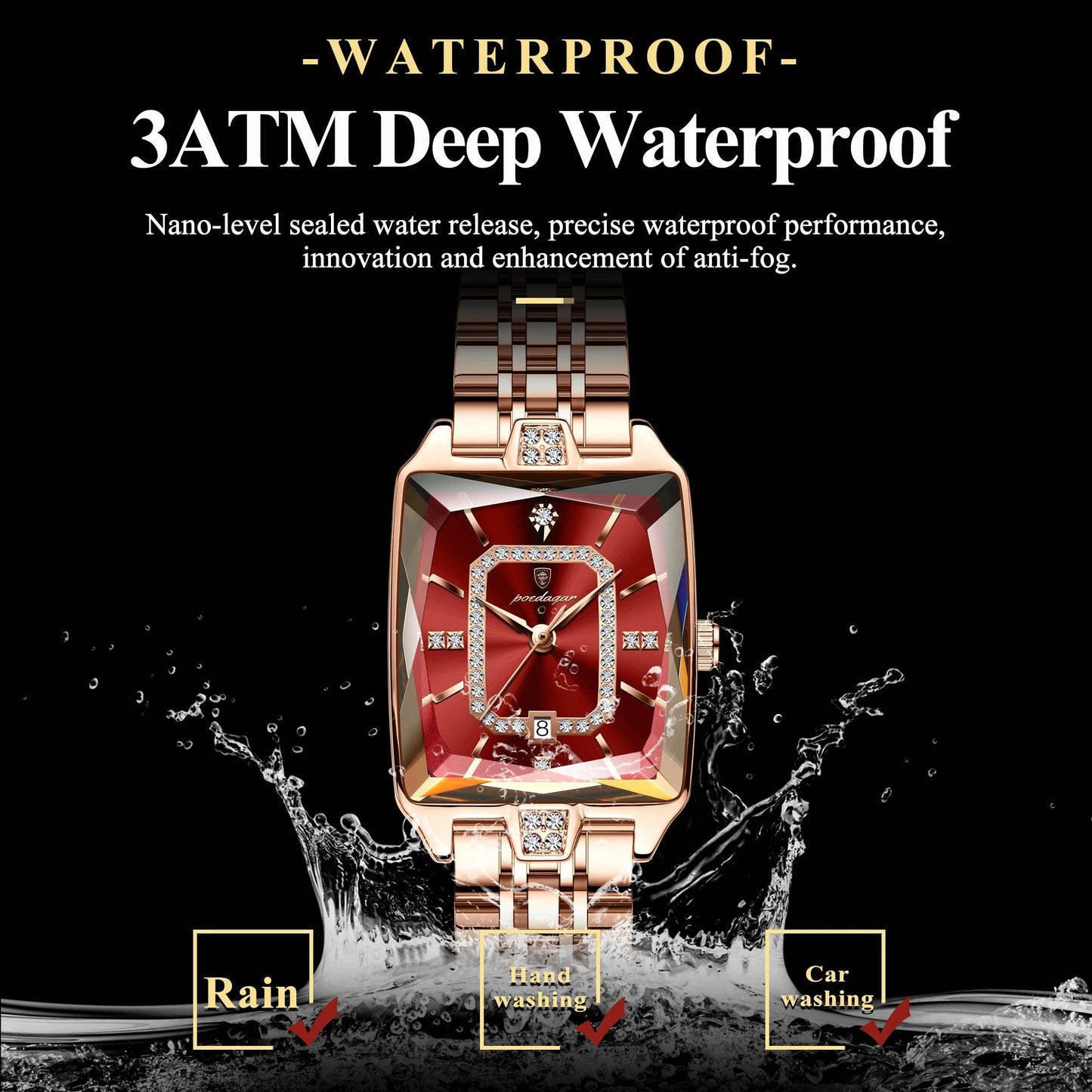 POEDAGAR Top Elegant Women Wristwatch Quartz Women's Watches - Lux Waches Max