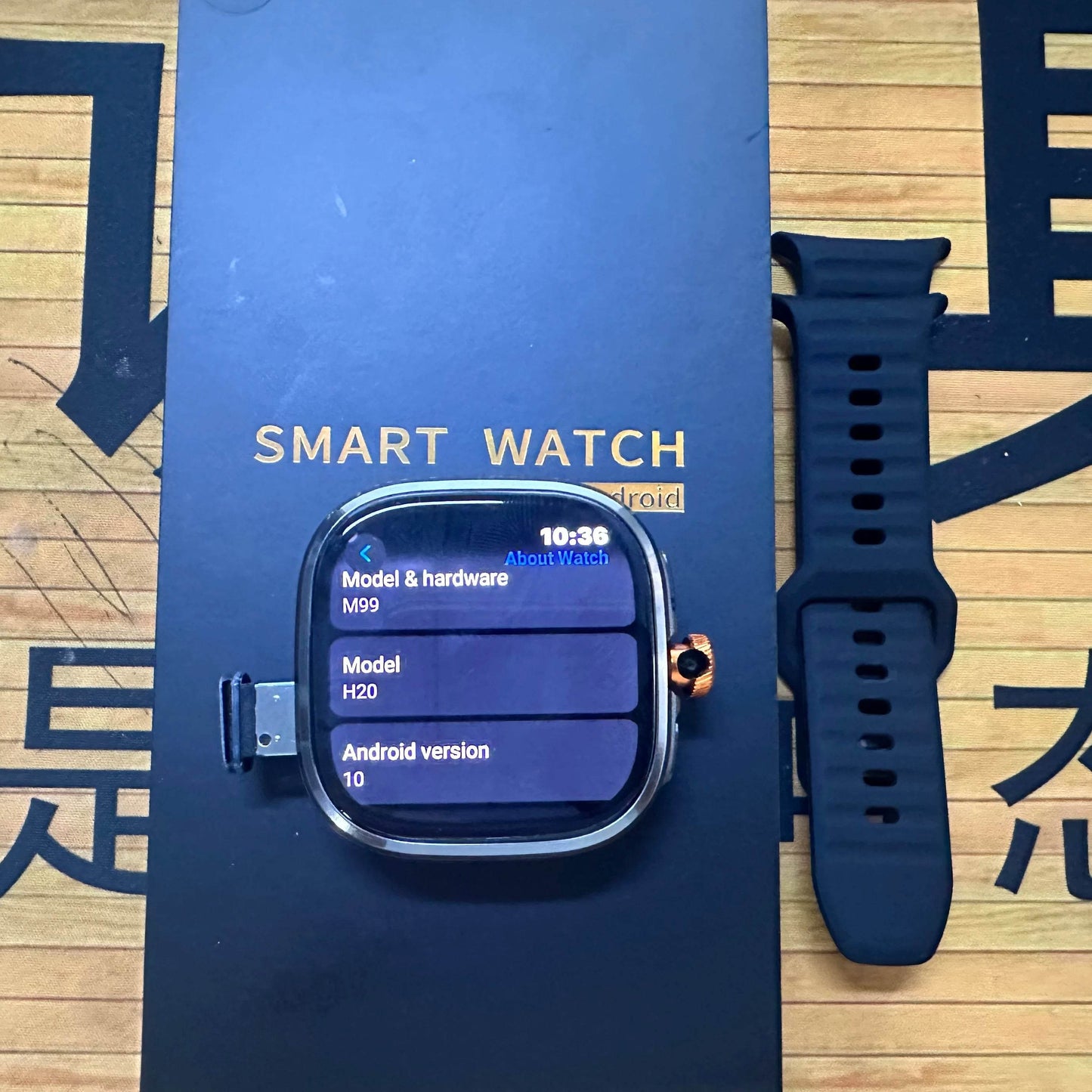 M99 Smartwatch – 2.4" AMOLED, 4G/5G SIM, Android 10