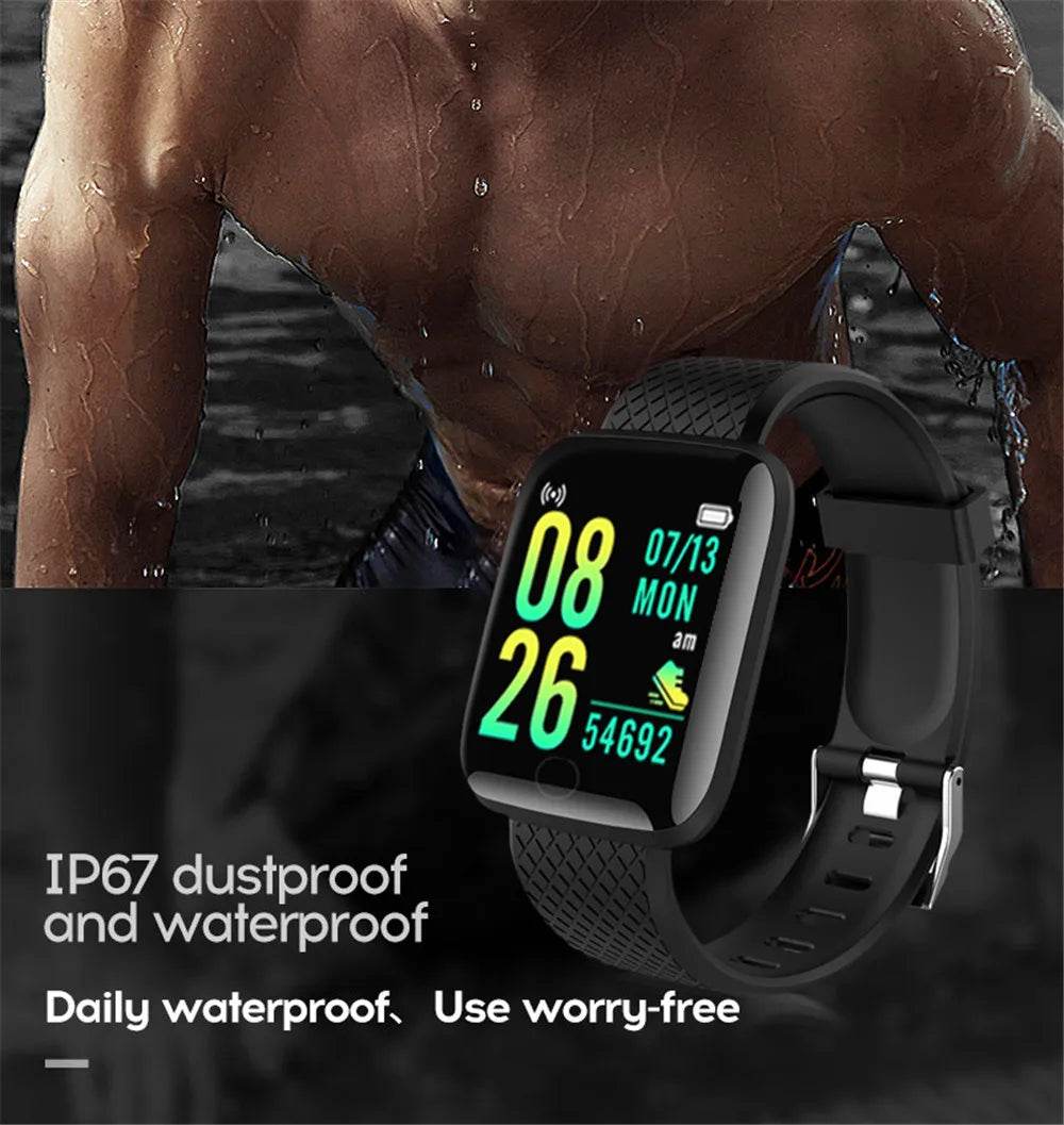 Smart Watch 116 Alarm Clock Weather - Lux Waches Max