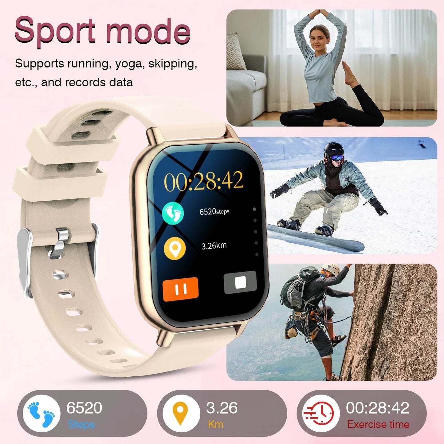 Smart watch, for men and women - Lux Waches Max
