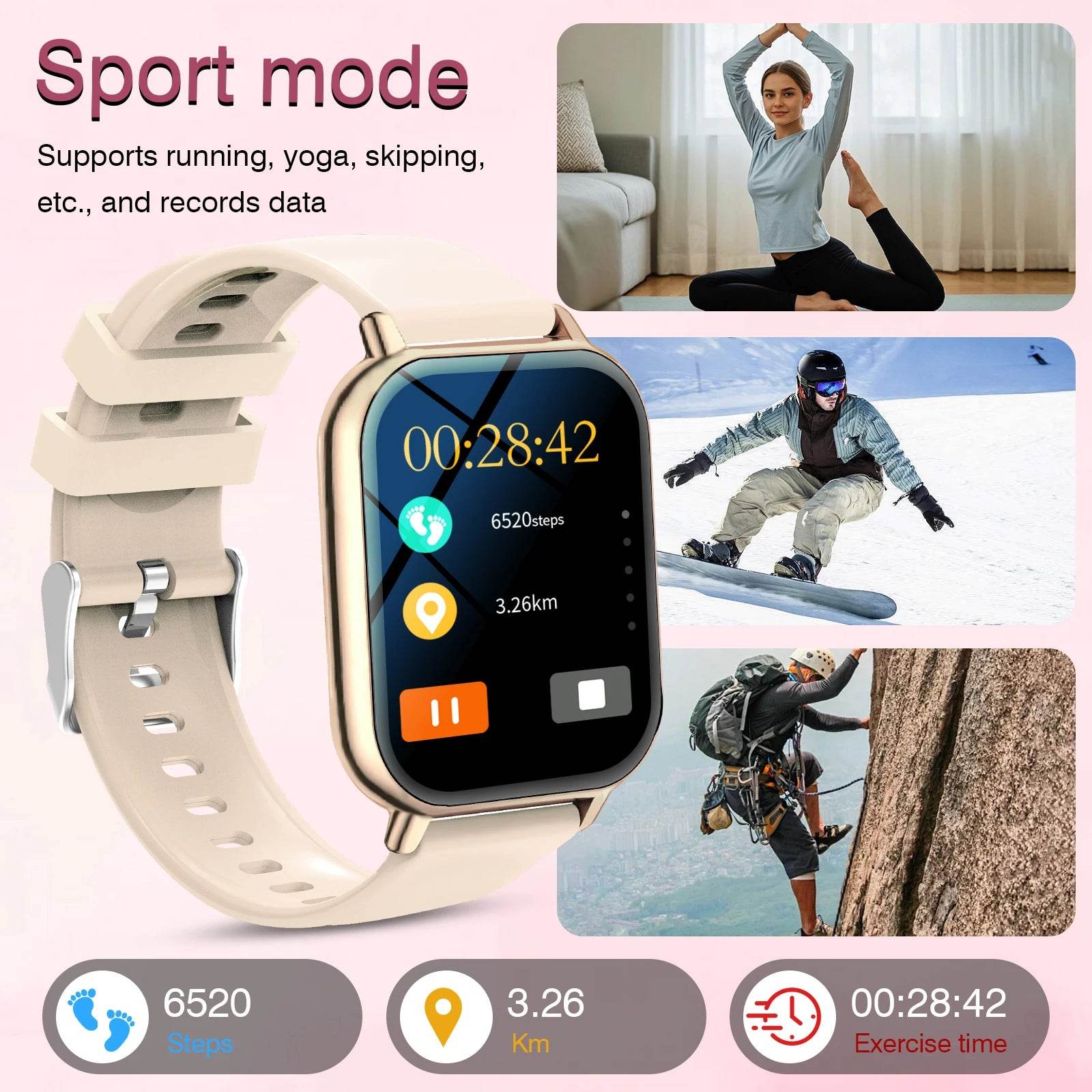 Smart watch, for men and women - Lux Waches Max