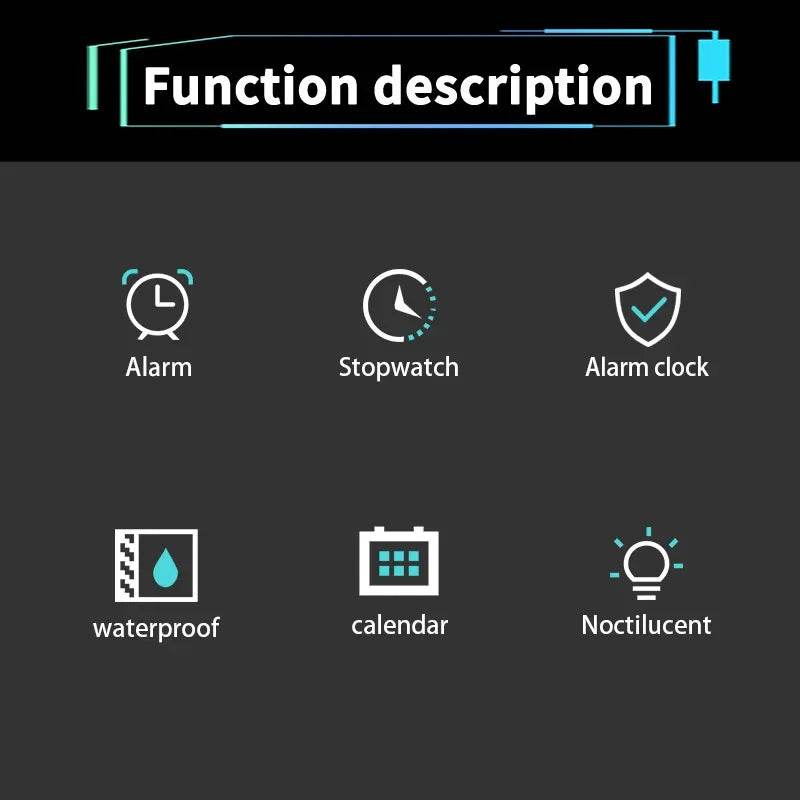 Top Luxury Electronic Watch for Man Outdoor Sport Watch - Lux Waches Max