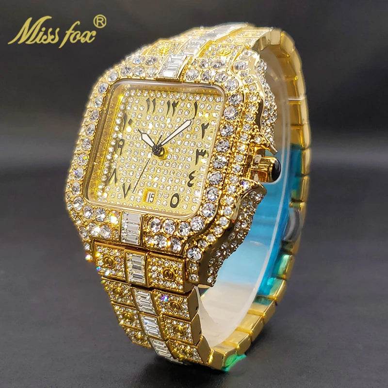 Diamond Men's Quartz Watch - Lux Waches Max