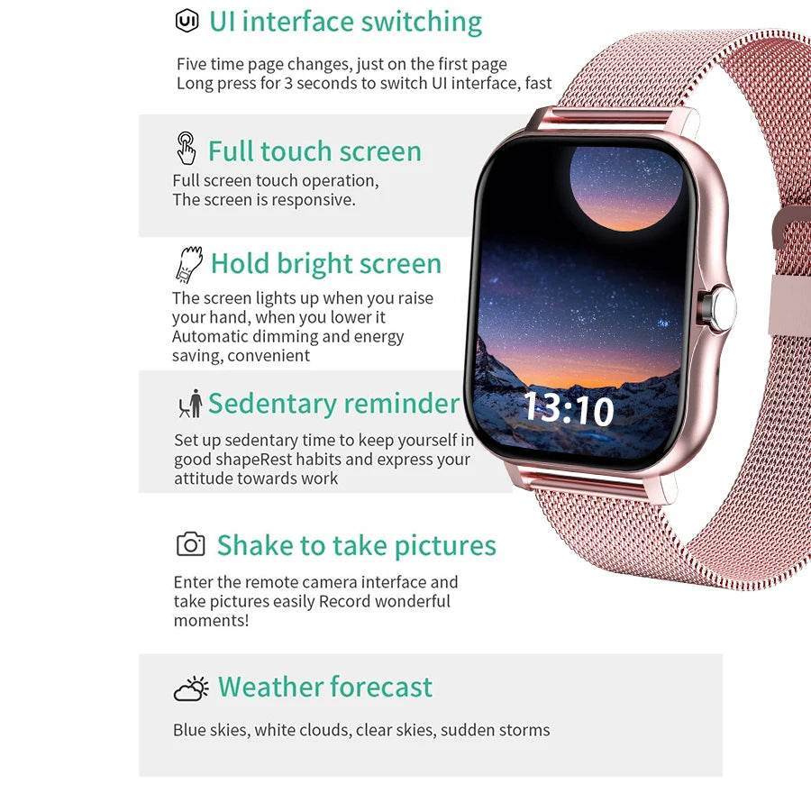 Smart Watch, Wireless Call/Dial - Lux Waches Max