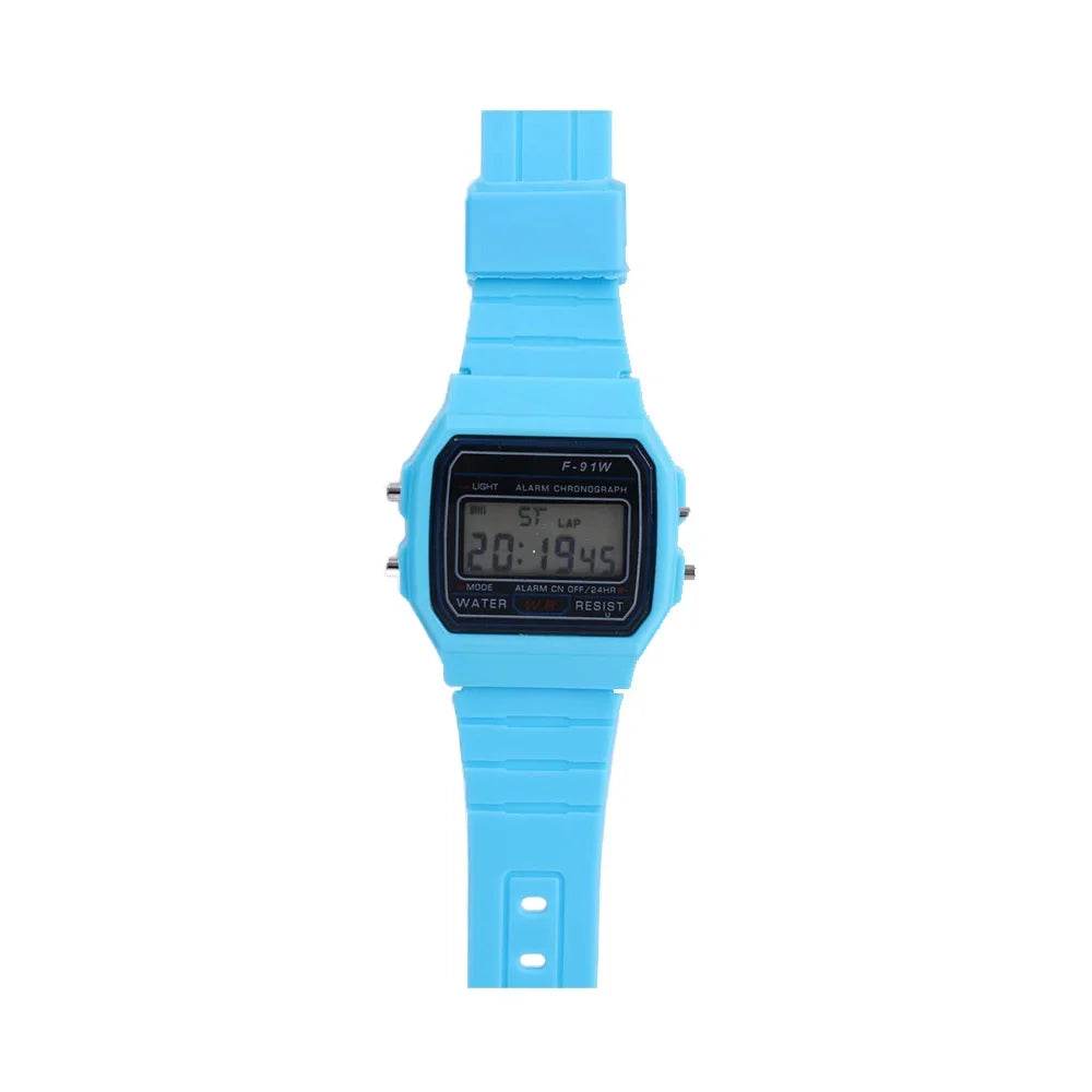 F91W Digital Watches for Men Women LED Electronic Wristwatch Waterproof Sports Military Watch Female Clock Relojes Digitales - Lux Waches Max