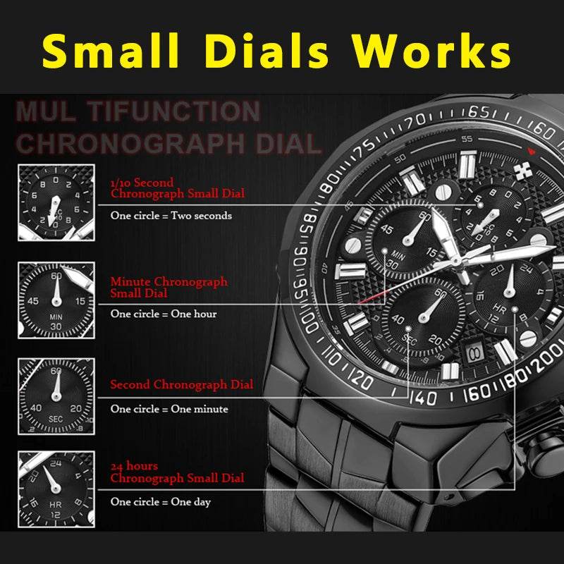 Relogio Masculino WWOOR Mens Watches 2024 - Lux Waches Max