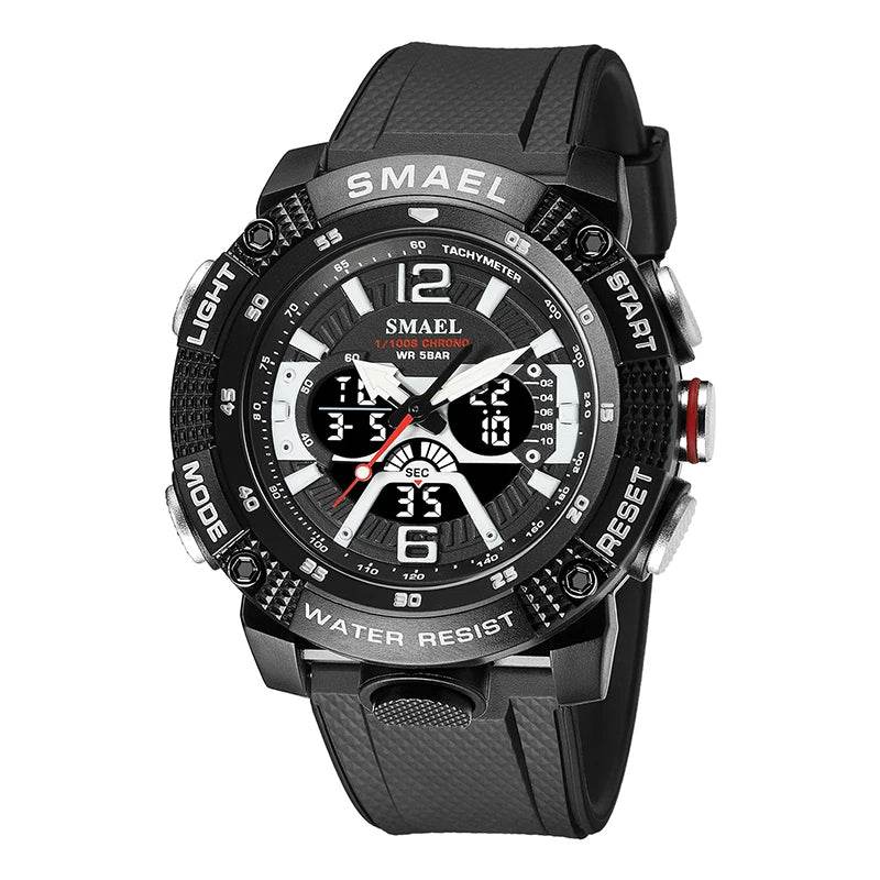 Sport Watches Men SMAEL Waterproof Analog Digital Quartz - Lux Waches Max