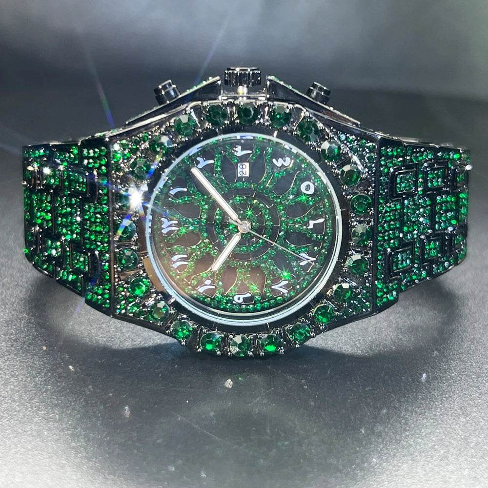 2025 New Diamond Hip Hop Watch - Lux Waches Max