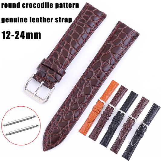 Universal Replace Genuine Leather Watch Strap Watchband For Men Women 12 13 14 15 16mm 17 18mm 19 20mm 21 22mm 24mm Watch Band