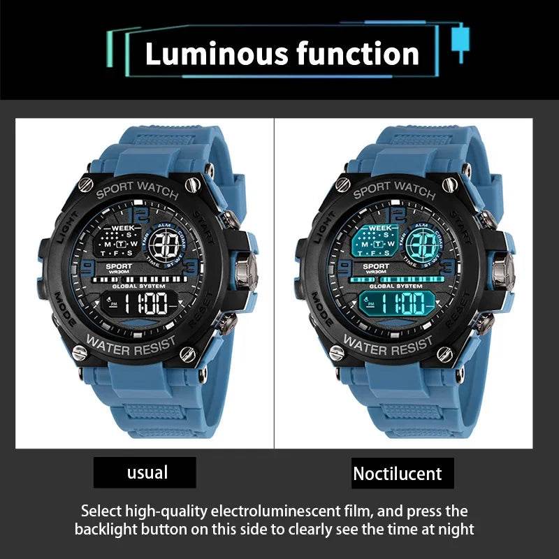 Top Luxury Electronic Watch for Man Outdoor Sport Watch - Lux Waches Max
