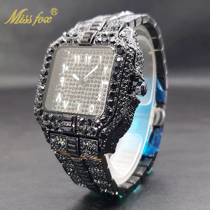 Diamond Men's Quartz Watch - Lux Waches Max