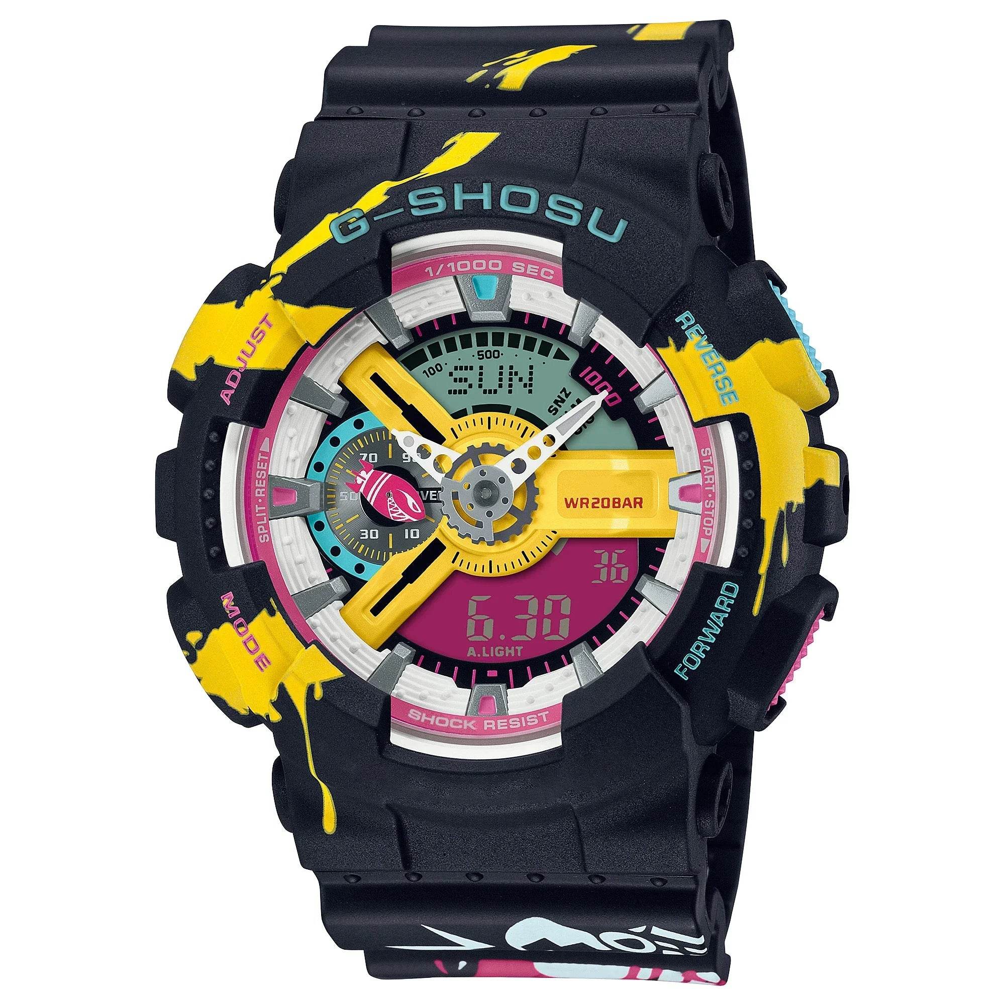 Sport Electronic Digital Unisex Large Dial Fully Functional Dual Display World Time Oak Series - Lux Waches Max
