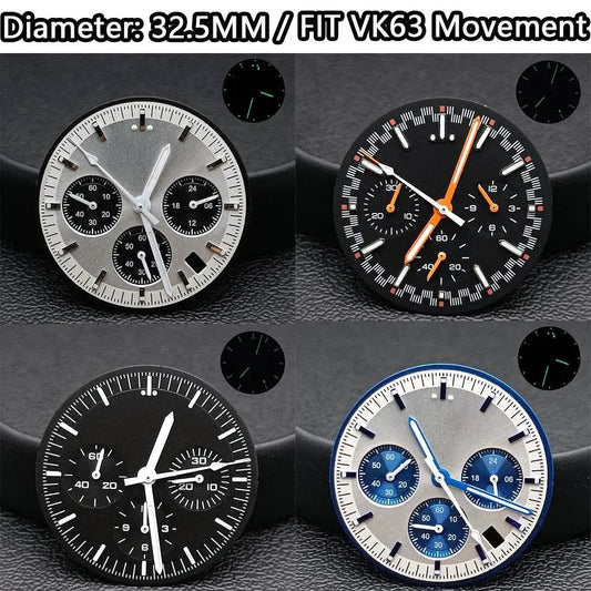 The 32.5MM green - Lux Waches Max