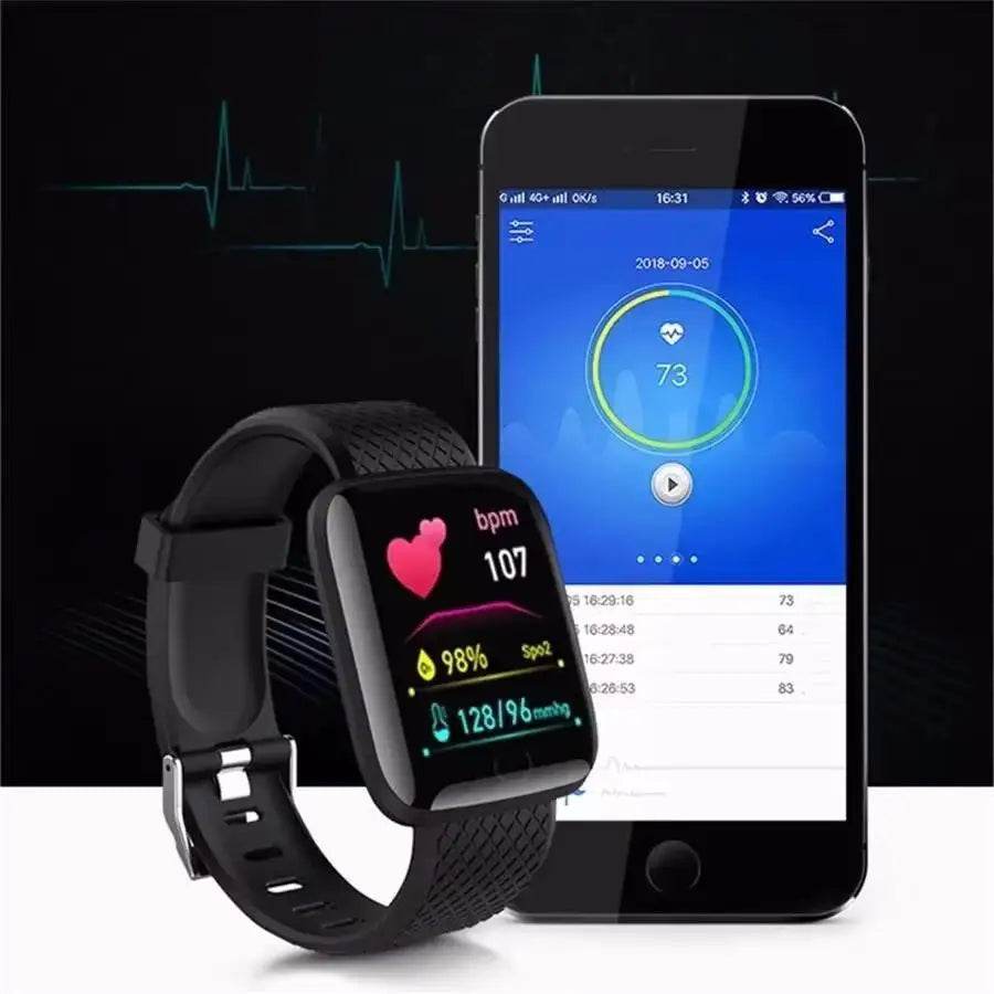 Smart Watch 116 Alarm Clock Weather - Lux Waches Max