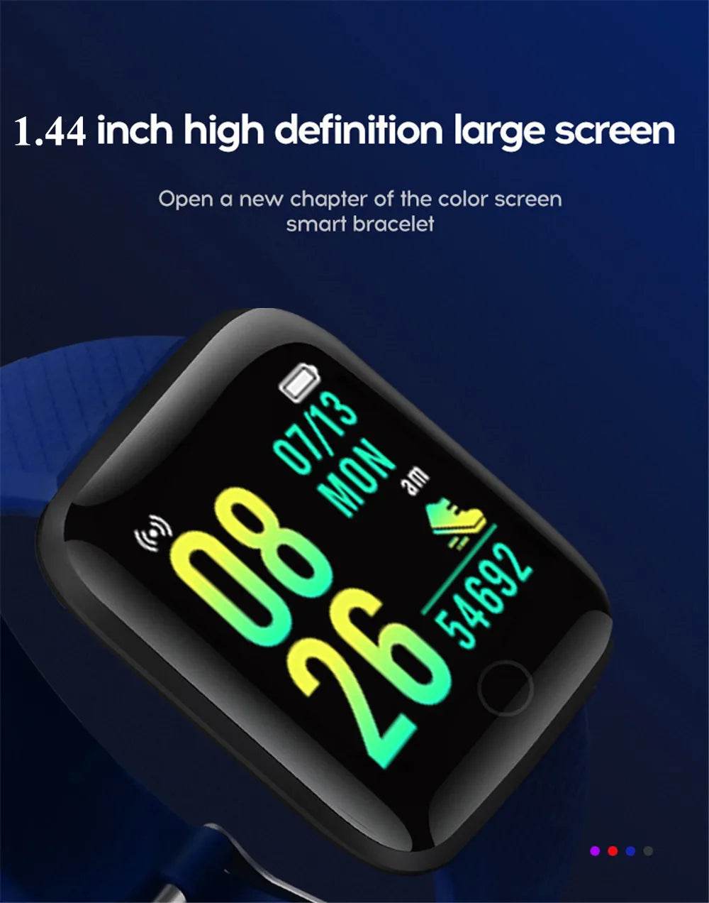 Smart Watch 116 Alarm Clock Weather - Lux Waches Max
