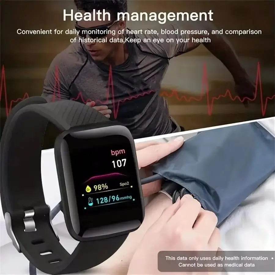 Smart Watch 116 Alarm Clock Weather - Lux Waches Max