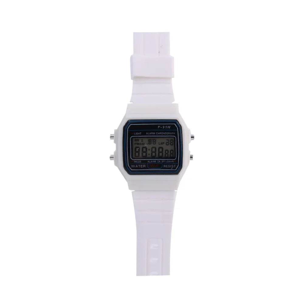 F91W Digital Watches for Men Women LED Electronic Wristwatch Waterproof Sports Military Watch Female Clock Relojes Digitales - Lux Waches Max