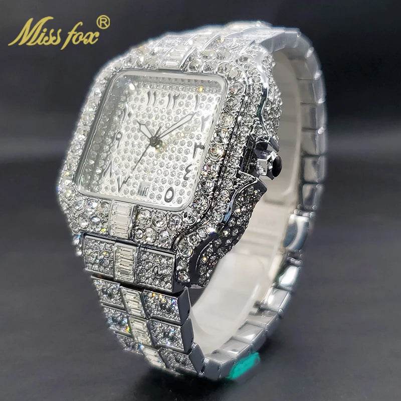 Diamond Men's Quartz Watch - Lux Waches Max