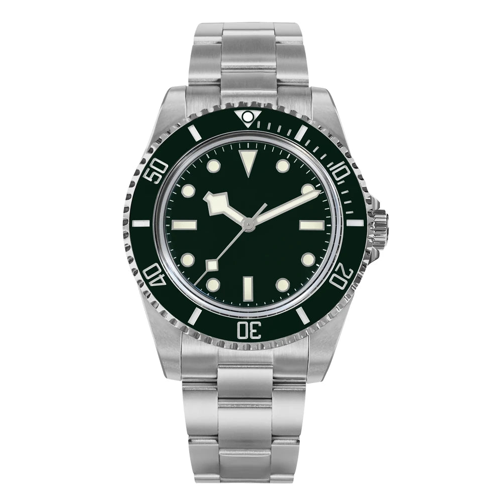 San Martin 40mm YN55 Luxury Watch Men Mechanical Wristwatches Water Ghost Sapphire Automatic 20Bar Relojes Para Hombre SN0006B-1