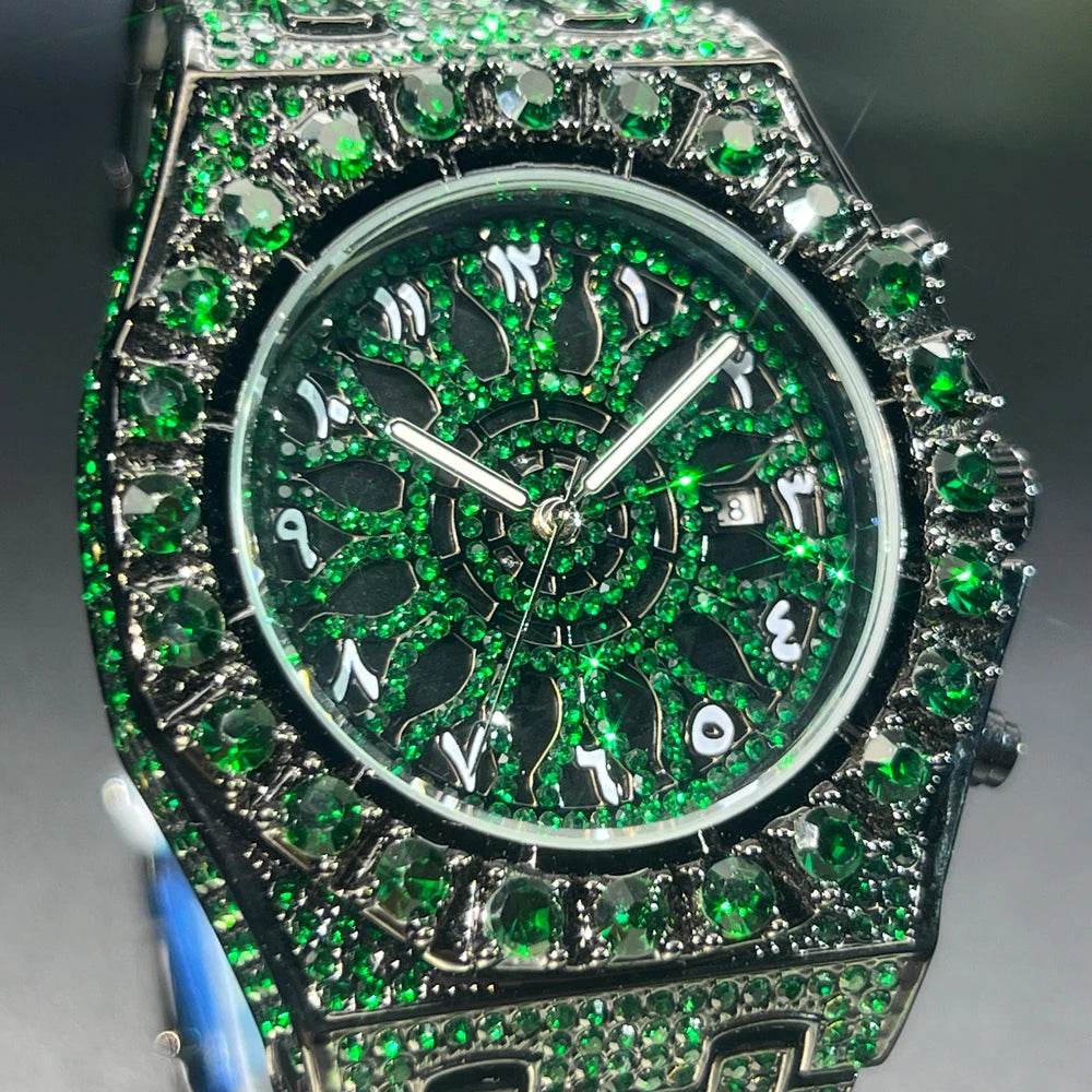 2025 New Diamond Hip Hop Watch - Lux Waches Max